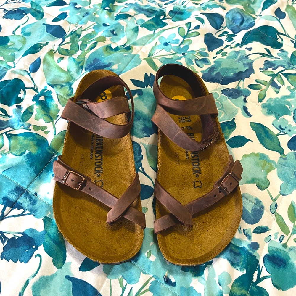 Birkenstock Yara women’s habana ankle strap new